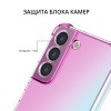 Силиконовый чехол для Samsung Galaxy S23 Krieger Mix противоударный Розово зеленый