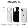 Противоударный чехол для iPhone 14 Krieger Specktrum Белый на силиконовой основе