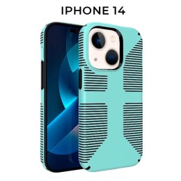 Противоударный чехол для iPhone 14 Krieger Specktrum Зелёный на силиконовой основе
