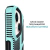 Противоударный чехол для iPhone 14 Krieger Specktrum Зелёный на силиконовой основе