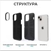 Противоударный чехол для iPhone 14 Krieger Specktrum Чёрный на силиконовой основе