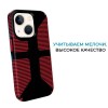 Противоударный чехол для iPhone 14 Krieger Specktrum Красный на силиконовой основе