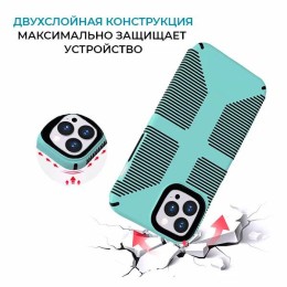 Противоударный чехол для iPhone 14 Pro Krieger Specktrum Зелёный на силиконовой основе