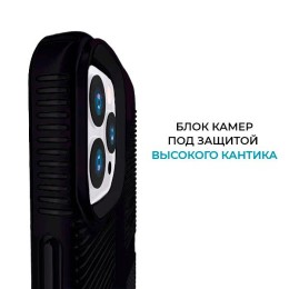 Противоударный чехол для iPhone 14 Pro Krieger Specktrum Чёрный на силиконовой основе