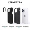 Противоударный чехол для iPhone 14 Pro Krieger Specktrum Чёрный на силиконовой основе