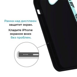 Противоударный чехол для iPhone 13 Krieger Specktrum Зелёный на силиконовой основе