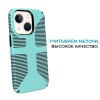 Противоударный чехол для iPhone 13 Krieger Specktrum Зелёный на силиконовой основе