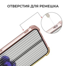 Силиконовый чехол для Nothing Phone (1) Krieger 1.5мм противоударный Матово золотой