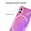 Силиконовый чехол для Nothing Phone (1) Krieger 1.5мм противоударный Розово фиолетовый