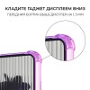 Силиконовый чехол для Nothing Phone (1) Krieger 1.5мм противоударный Розово фиолетовый