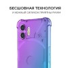 Силиконовый чехол для Nothing Phone (2) Krieger 1.5мм противоударный Фиолетово синий