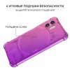 Силиконовый чехол для Nothing Phone (2) Krieger 1.5мм противоударный Розово фиолетовый