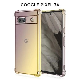 Силиконовый чехол для Google Pixel 7A Krieger 1.5мм противоударный Матово золотой