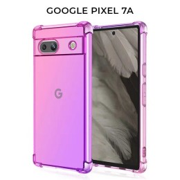Силиконовый чехол для Google Pixel 7A Krieger 1.5мм противоударный Розово фиолетовый