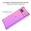 Силиконовый чехол для Google Pixel 7A Krieger 1.5мм противоударный Розово фиолетовый
