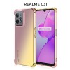 Силиконовый чехол для Realme C31 Krieger 1.5мм противоударный Матово золотой