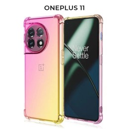 Силиконовый чехол для OnePlus 11 Krieger 1.5мм противоударный Розово золотой