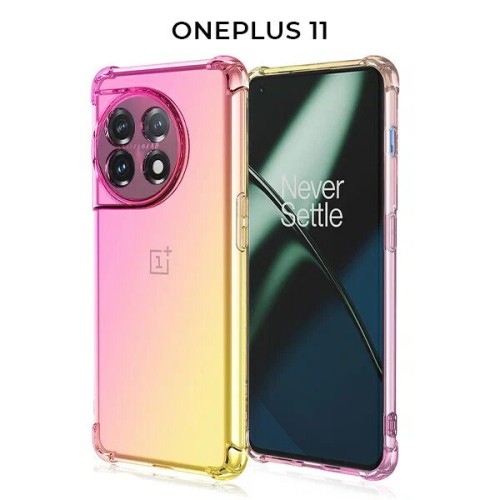 Силиконовый чехол для OnePlus 11 Krieger 1.5мм противоударный Розово золотой