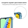 Силиконовый чехол для Infinix Smart 6 Plus Krieger 1.5мм противоударный Сине розовый