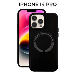 Силиконовый чехол для iPhone 14 Pro с MagSafe Krieger Magnetic Черный