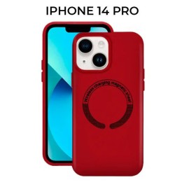 Силиконовый чехол для Apple iPhone 14 Pro с MagSafe Krieger Magnetic Красный