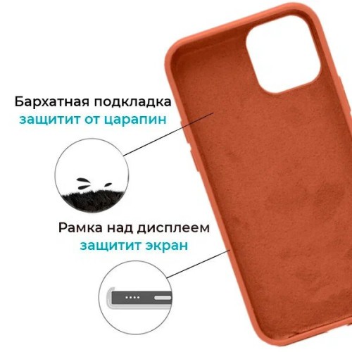Силиконовый чехол для Apple iPhone 14 Pro с MagSafe Krieger Magnetic Оранжевый