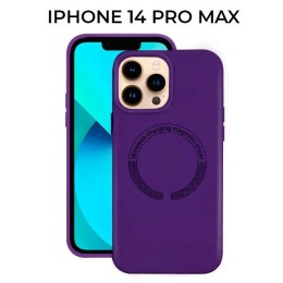 Силиконовый чехол для iPhone 14 Pro Max с MagSafe Krieger Magnetic Фиолетовый