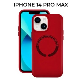 Силиконовый чехол для Apple iPhone 14 Pro Max с MagSafe Krieger Magnetic Красный