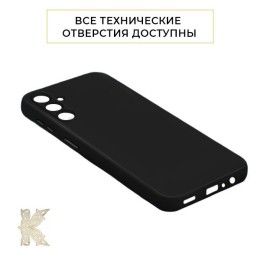 Силиконовый чехол для Samsung Galaxy A24 Krieger Color Soft Touch Черный