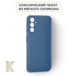 Силиконовый чехол для Samsung Galaxy A24 Krieger Color Soft Touch Синий