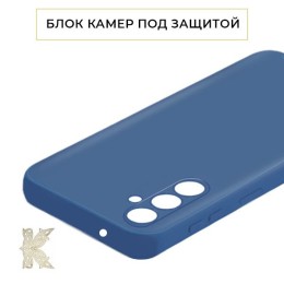 Силиконовый чехол для Samsung Galaxy A24 Krieger Color Soft Touch Синий