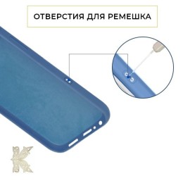 Силиконовый чехол для Samsung Galaxy A24 Krieger Color Soft Touch Синий