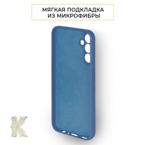 Силиконовый чехол для Samsung Galaxy A24 Krieger Color Soft Touch Синий