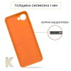 Силиконовый чехол для Realme C30 / Realme C30S / Realme Narzo 50i Prime Krieger Color Soft Touch Оранжевый