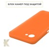Силиконовый чехол для Realme C30 / Realme C30S / Realme Narzo 50i Prime Krieger Color Soft Touch Оранжевый