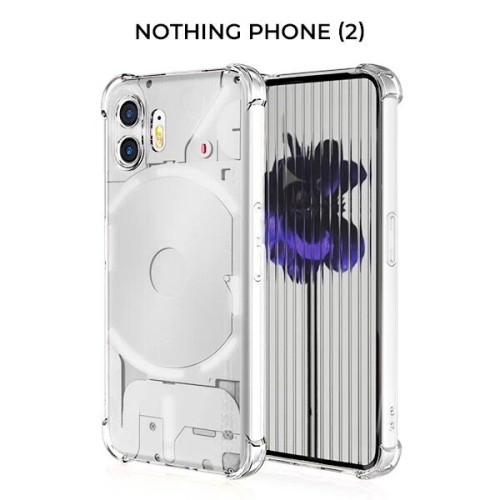 Силиконовый чехол для Nothing Phone (2) Krieger Mix 1.5мм противоударный Прозрачный