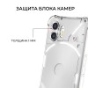 Силиконовый чехол для Nothing Phone (2) Krieger Mix 1.5мм противоударный Прозрачный