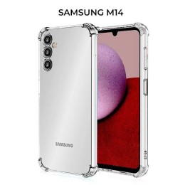 Силиконовый чехол для Samsung Galaxy M14 Krieger Mix 1.5мм противоударный Прозрачный