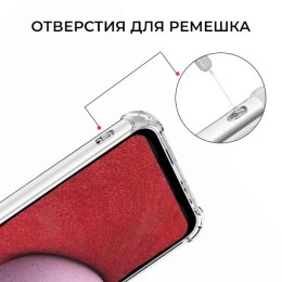 Силиконовый чехол для Samsung Galaxy M14 Krieger Mix 1.5мм противоударный Прозрачный