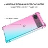 Силиконовый чехол для Google Pixel 8 Krieger Mix 1.5мм противоударный Розово зеленый
