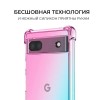 Силиконовый чехол для Google Pixel 8 Krieger Mix 1.5мм противоударный Розово зеленый