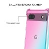 Силиконовый чехол для Google Pixel 8 Krieger Mix 1.5мм противоударный Розово зеленый
