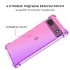 Силиконовый чехол для Google Pixel 8 Krieger Mix 1.5мм противоударный Розово фиолетовый