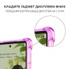 Силиконовый чехол для Google Pixel 8 Krieger Mix 1.5мм противоударный Розово фиолетовый