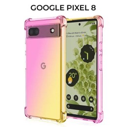 Силиконовый чехол для Google Pixel 8 Krieger Mix 1.5мм противоударный Розово золотой