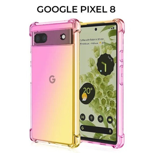 Силиконовый чехол для Google Pixel 8 Krieger Mix 1.5мм противоударный Розово золотой