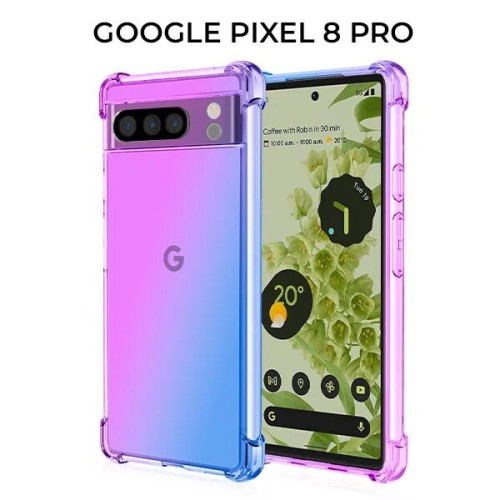 Силиконовый чехол для Google Pixel 8 Pro Krieger Mix 1.5мм противоударный Фиолетово синий
