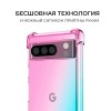 Силиконовый чехол для Google Pixel 8 Pro Krieger Mix 1.5мм противоударный Розово зеленый