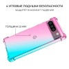 Силиконовый чехол для Google Pixel 8 Pro Krieger Mix 1.5мм противоударный Розово зеленый