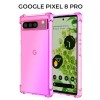 Силиконовый чехол для Google Pixel 8 Pro Krieger Mix 1.5мм противоударный Розово фиолетовый